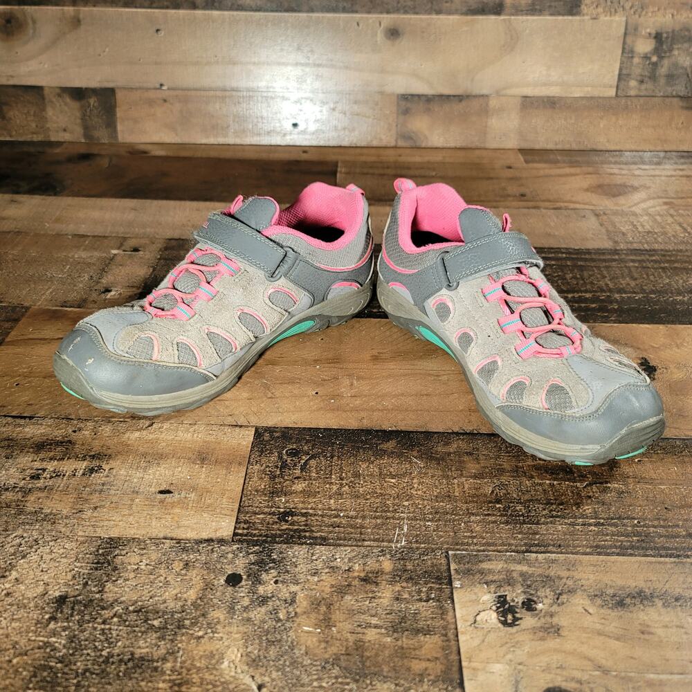 Merrell Chameleon Low A/C Waterproof Girls SZ 7 Bungee Lace/strap Shoes